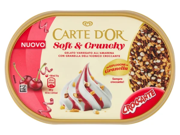CARTE D'OR SOFT&CRUNCHY CROCCANTE ALGIDA GR.383