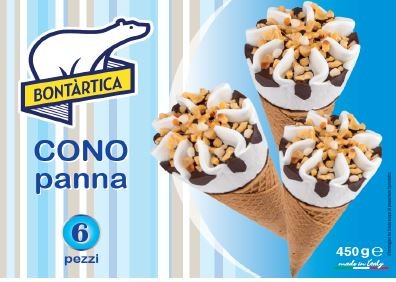 CONO PANNA BONTARTICA 6PZ