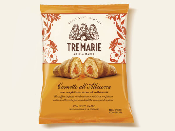 CORNETTO ALL'ALBICOCCA TREMARIE 6PZ