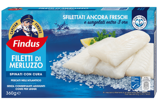 FILETTI DI MERLUZZO FINDUS GR.360