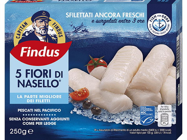 FIORI DI NASELLO FINDUS GR.250