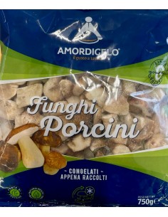 FUNGHI PORCINI A CUBETTI AMORDIGELO GR.750