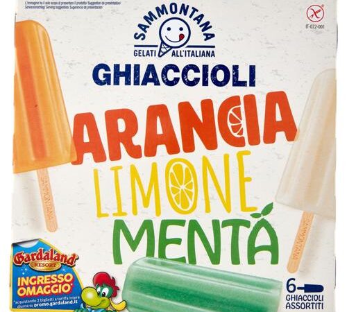 GHIACCIOLI SAMMONTANA SENZA GLUTINE 6PZ