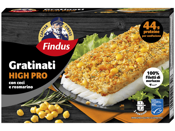 I GRATINATI FINDUS VARI GUSTI GR.380