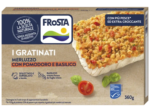 I GRATINATI DI MERLUZZO FROSTA GR.250