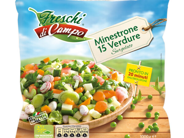 MINESTRONE 15 VERDURE KG.1 FRESCHI DI CAMPO