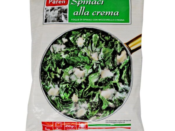 SPINACI ALLA CREMA PAREN GR.450
