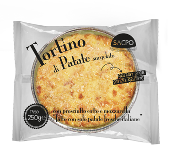 TORTINO DI PATATE SACPO GR.250 SENZA GLUTINE