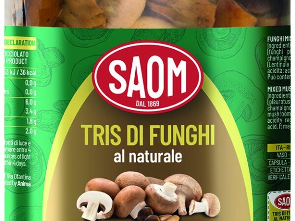 TRIS DI FUNGHI SAOM GR.550