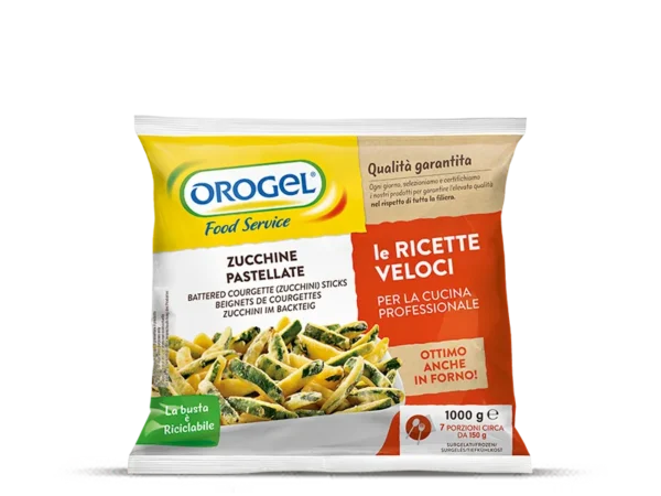 ZUCCHINE PASTELLATE OROGEL KG.1