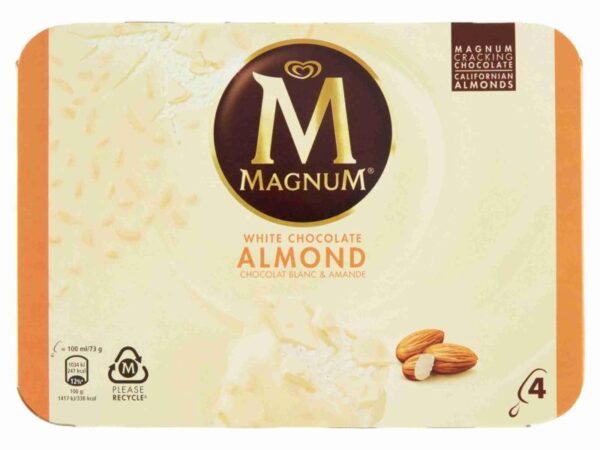 MAGNUM BIANCO E MANDORLA ALGIDA 4PZ